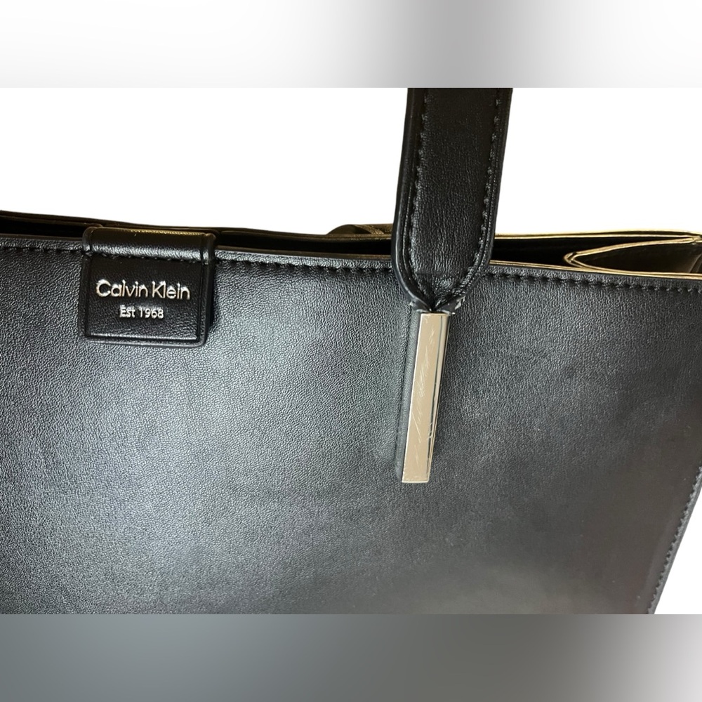 Calvin Klein Black Audrey Tote - Picture 10 of 16